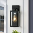 thumbnail image 2 of C Cattleya  2-Pack Matte Black Exterior Light Fixture, 2 of 5