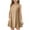 Khaki, variant on Efsteb Summer Dress for Girls Round Neck Casual Sleeveless Dress with Pocket Fashion Solid Loose Beach Dresses (Khaki,7-8 Years)