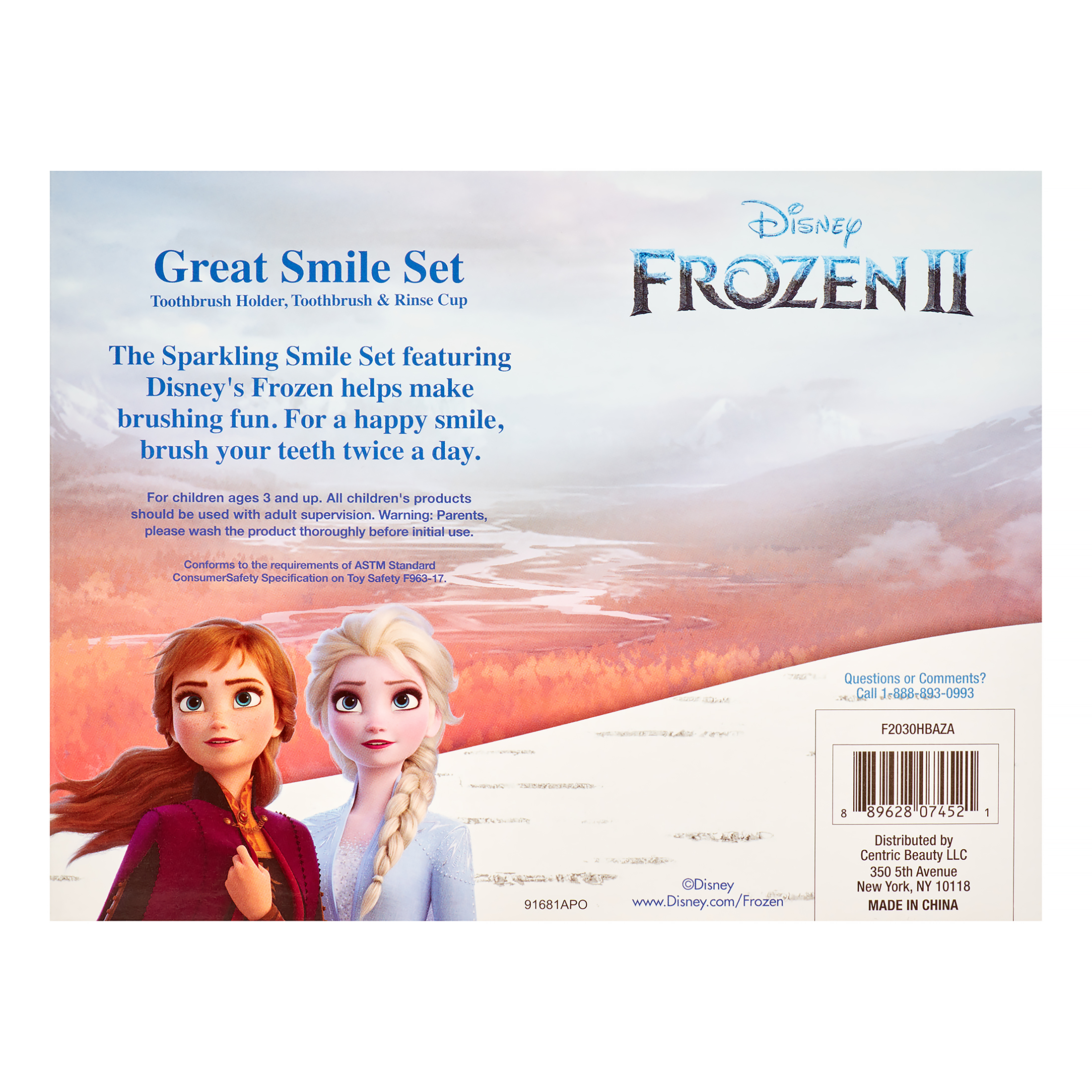 Disney Frozen II 3-Piece Great Smile Elsa Toothbrush and Holder Set - image 5 of 6