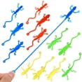 thumbnail image 1 of 20 lagartijas adhesivas para niños, juguetes creativos y elásticos, divertidas lagartijas adhesivas (color aleatorio), 1 of 7
