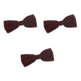 thumbnail image 2 of Cagogo under $5 Christmas Bow Decoration Velvet, Christmas Bow Decoration, Velvet Bow Christmas Tree Decor, Red Wine Color Fabric Bow, Handmade Holiday Styling, Multi Scene Christmas Decoration, 2 of 6