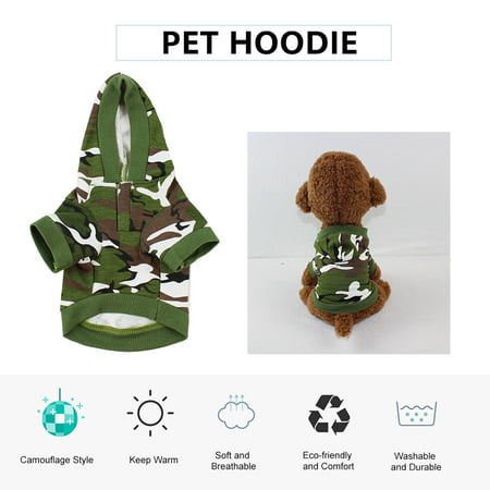 Pet Hoodie Dog Shirts Dog T-Shirts Printed Pet Clothes Pet Spring Autumn Winter Clothes Keep Warm for Small Medium Large Dogs (Best Way To Keep Pee Warm For Drug Test)
