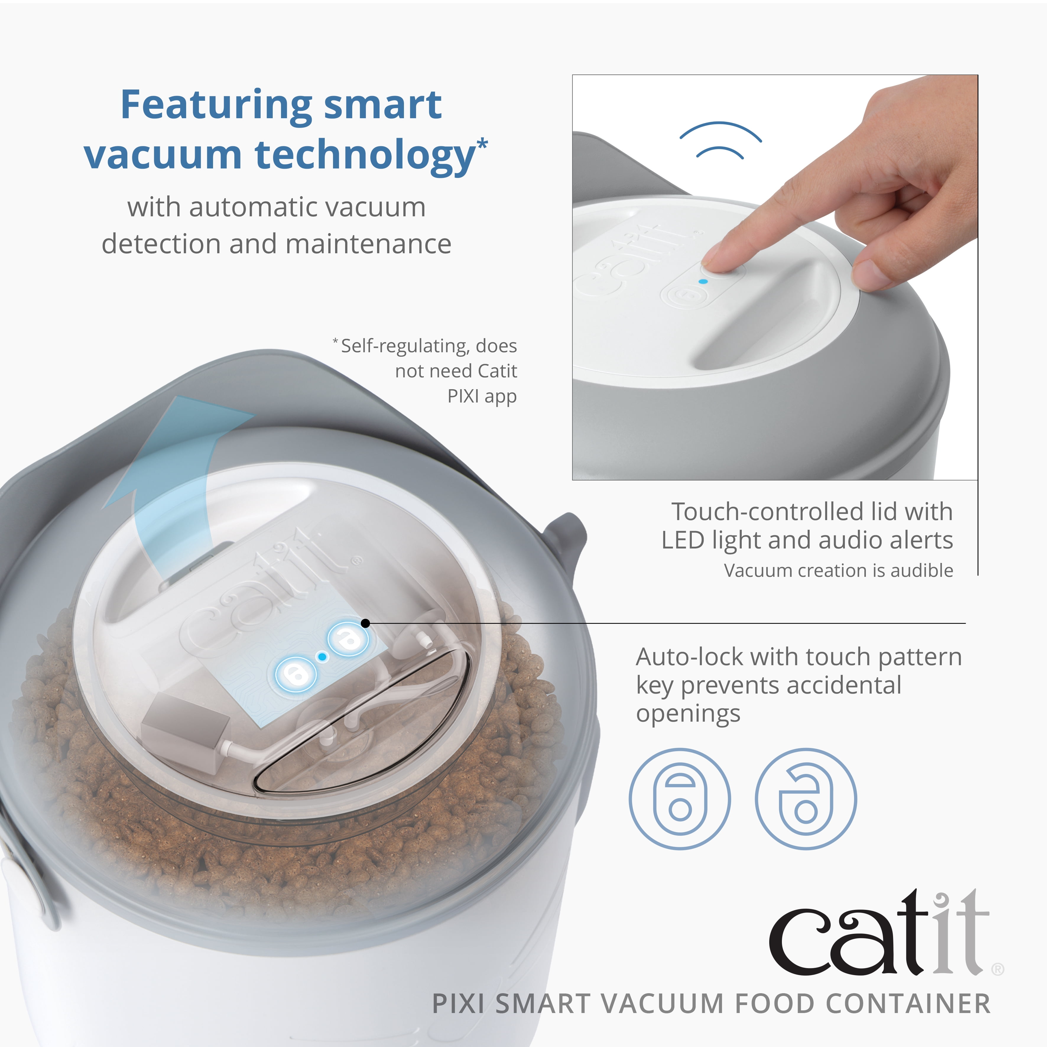 Catit Pixi Smart Food Vacuum Container