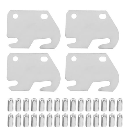 Hemobllo 1Set Universal Bed Rail Hook Plate for Wooden Bed Frames with Sturdy Construction