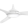 thumbnail image 3 of Hinkley Lighting 906864FMW-LDD Talan 64" 3 Blade Indoor Led Ceiling Fan - White, 3 of 7