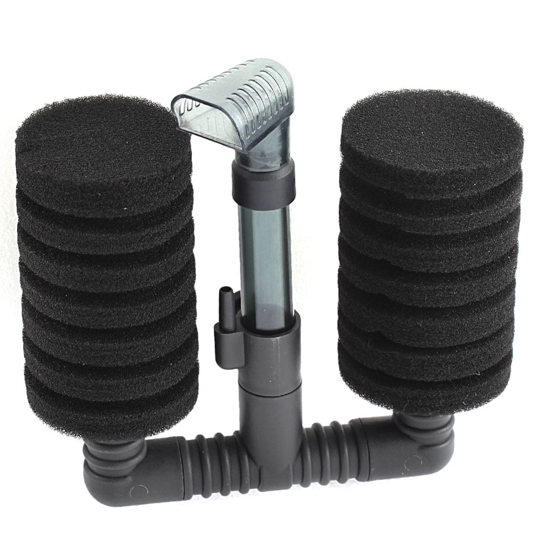 Unique Bargains Aquarium Fish Tank Dual Sponge Filter Air Pump w