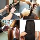 thumbnail image 5 of Paquete de 12 Pinzas para Cortar Cabello Profesional Rojo Verde Negro, 5 of 5