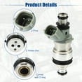 thumbnail image 5 of Unique Bargains 1pcs Car Fuel Injector Nozzle Replace for Toyota 4Runner 3.4L 1996-1999 Silver Tone, 5 of 7