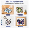 thumbnail image 6 of Ngheia Perler Bead Pegboard with White Lines – 104 Pin 2.6mm Square Board, DIY Fuse Beads, Pixel Art Craft Board, Kids Activity Kit, Great for Fall Crafting, 6 of 9