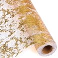 thumbnail image 6 of Dalrosia Table Runner 11 Inch x 16 Feet Glitter Metallic Thin Mesh Table Runner Roll Table Decorations for Wedding Bridal Shower, Baby Shower Birthday Party, 6 of 7