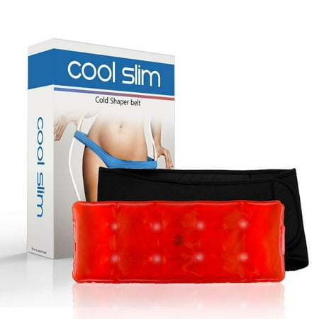 Slim-N-Fit Cool Slim Freeze Fat Cells at Home - Easy Fat Loss with Cold Body Sculpting Wrap Belt - Shrink Tummy and Shape Stomach with Our Fat Freezing Home Waist (Best Way To Shrink Fat Cells)