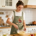 thumbnail image 5 of Hometravel Kitchen Apron, Water-Repellent Adult Cooking Apron Full Length, Long Stain-Resistant Work Apron for Home Kitchen, Dining, Chef, Waitstaff, 5 of 7