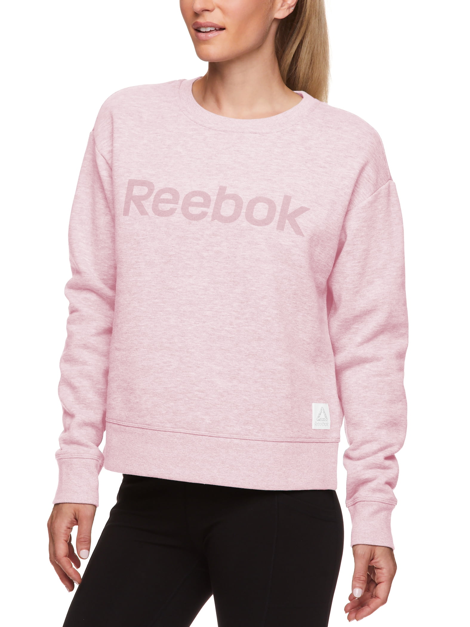 Reebok Womens Cozy Crewneck Sweatshirt with Graphic