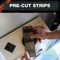 thumbnail image 6 of T-REX Extreme Hold Double-Sided Black Mounting Tape, 8 Strips: Each 1 in. x 3 in., 6 of 16