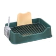 thumbnail image 2 of DOLITY Dog Toilet for Small Dogs Puppy Potty Tray Pet Accessories Pet Litter Pan Indoor green, 2 of 8