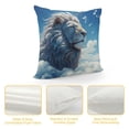 thumbnail image 4 of COMIO  Throw Pillow Covers Classic Lion Pillow Cover Square Pillow Case Cushion for Home Decor Sofa Couch  Pillowcase, 4 of 5