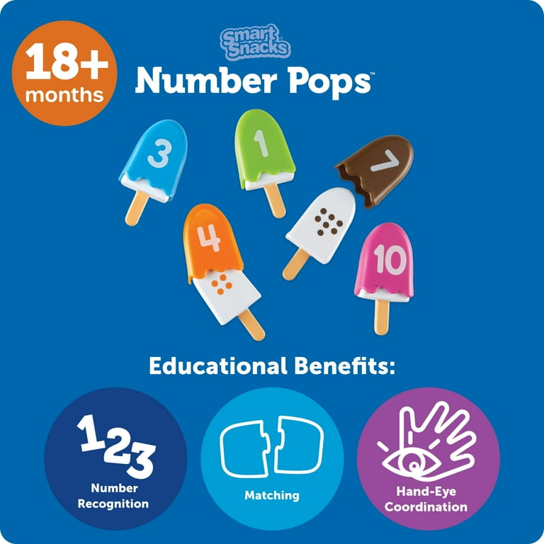 Learning Resources Number Pops, Counting Toys for Toddlers