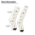 thumbnail image 5 of Balery Coffee Printed Novelty Socks Men's Women's Crew Socks Sports Socks Knee High Socks Cotton Socks Quirky and Cool Socks, 5 of 9