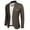 Brown, variant on Casual Slim Fit One Button, Blazer & Sport Coat & Suit Jacket, Men's