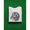 thumbnail image 3 of Brown Owl Sketch Sweatshirt Men -Image by Shutterstock, Male Medium, 3 of 4