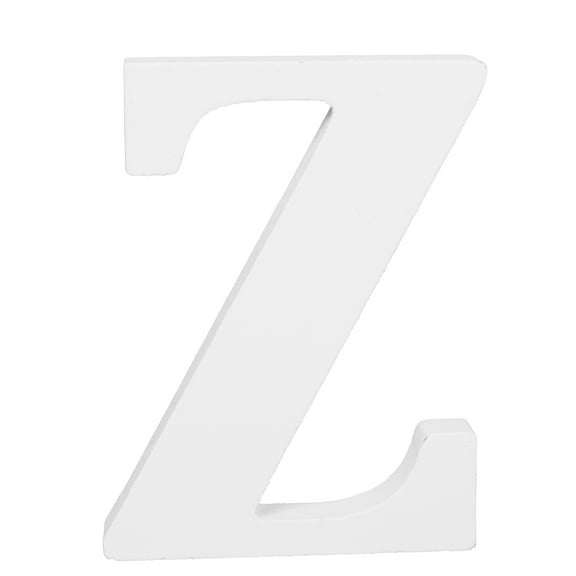 Hello Hobby 3" White Wood Letter Z