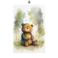 thumbnail image 3 of Pequeño erizo feliz, pequeño león, hola oso, bebé cocodrilo, bebé koala, arte de pared de moda, pintura en lienzo, póster nórdico, decoración de habitación, 3 of 5