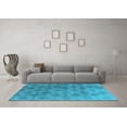 thumbnail image 3 of Ahgly Company Indoor Rectangle Oriental Light Blue Industrial Area Rugs, 8' x 12', 3 of 4
