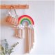 thumbnail image 4 of Tapiz de pared del arco iris, Mac colgante de pared tejido a mano del arco iris de 7 colores, 4 of 4