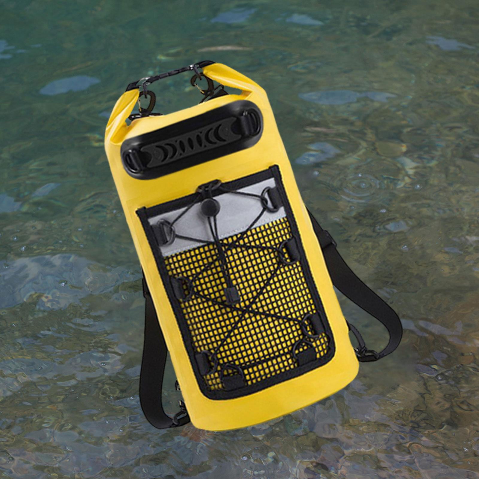 harayaa Dry Bag Comfortable Sturdy Keeps Gear Dry Large Capacity Lightweight Storage Bag Yellow