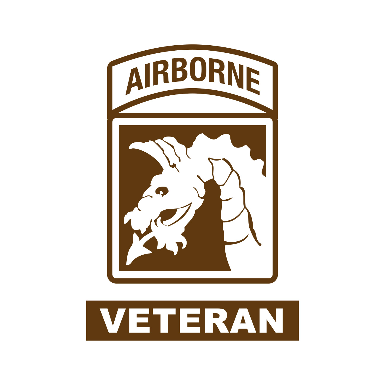 Show Your Military Pride: XVIII Airborne Corps Sticker Decal - Fort Bragg Vinyl Graphic