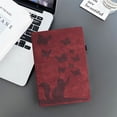 thumbnail image 6 of Allytech Flip Wallet Case for iPad Pro 13 Inch M4 (2024), Auto Sleep/Wake, Pencil Holder & Card Slots, Lovely Pattern PU Leather Shockproof Slim Fit Kickstand Case - Winered, 6 of 8