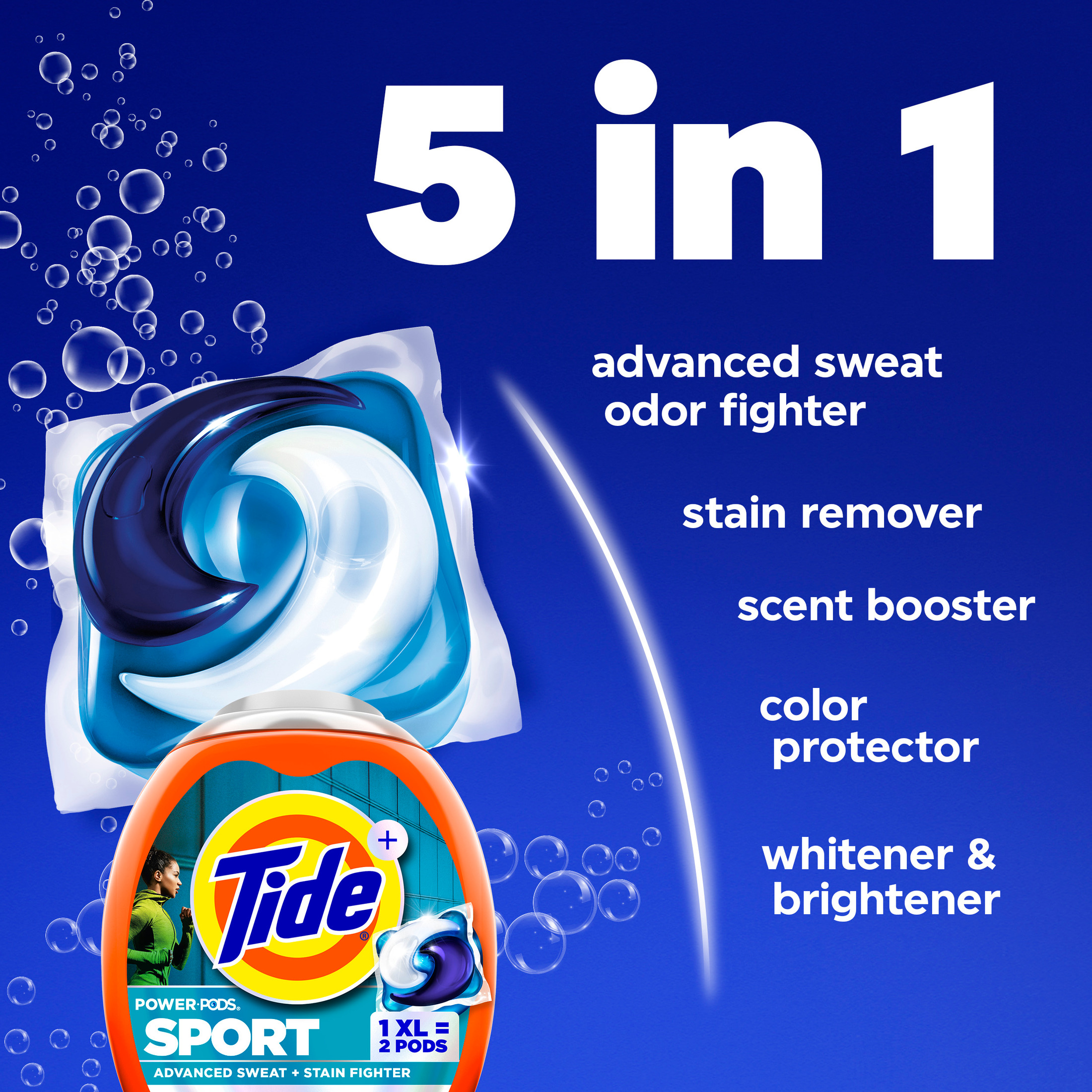 Tide Power Pods Sport With Febreze, 18 Count photo 3
