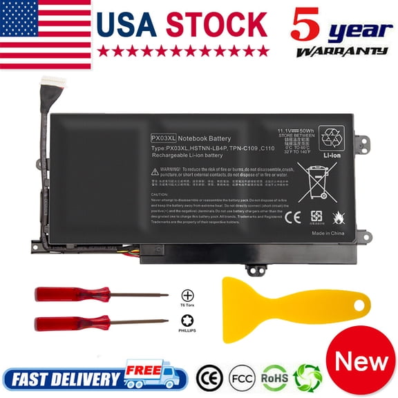 PX03XL Battery For HP ENVY 14 Sleekbook /TouchSmart M6-K025dx Series