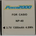 thumbnail image 2 of Batería de 2000 ACD-235 Li-Ion 1300 mAh 3,7 V para Casio NP-40, 2 of 3
