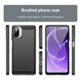 thumbnail image 2 of Rosebono Compatible With Samsung Galaxy A07 Carbon Fiber Texture Pattern TPU Case (Black), 2 of 5