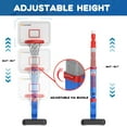 thumbnail image 4 of JoyStone 4 in 1 Kids Basketball Hoop T Ball Set Ring Toss Game for Kids, Baseball Tee with Automatic Pitching Machine, Adjustable Height Basketball Hoop, Sports Gifts Toys for Boys Girls, 4 of 9