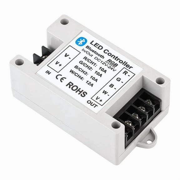 RGB/RGBW LED Bluetooth Controller RGB LED Strip Light Controller Phone APP Control for 5050 3528 RGB LED StripLights