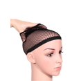 thumbnail image 5 of Dww-bonnets de Perruque en Maille pour Cheveux Longs, Filet Perruque pour Femmes, 5 Pcs Noir, 5 of 5