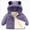 Z005-Purple, variant on WXFAZCVU Baby Quilted Jacket with Hood Flower Print Zipper Hooded Windproof Coat Outwear Size 12-18 Months