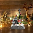 thumbnail image 5 of YOHAVEN Christmas LED Mini House Ornament, Hand Painted Resin Village Decoration with Warm White LED, Xmas Centerpiece Decoration for Fireplace Bedroom Table Holiday Gift, 5 of 6