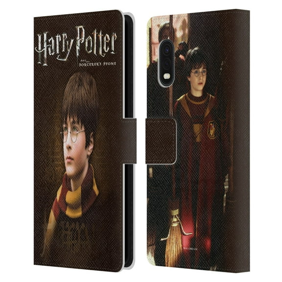 Head Case Designs Officially Licensed Harry Potter Sorcerer's Stone II Scarf Leather Book Wallet Case Cover Compatible with Samsung Samsung Galaxy Xcover Pro