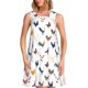 thumbnail image 1 of Disketp Various Rooster para Vestido sin Mangas para Mujeres, Vestidos de Verano para Mujeres, Casual y Holgado para la Playa, 1 of 7