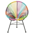 thumbnail image 2 of Costa Lounge Chair, Wire Lounge Chair, Plastic Lounge Chair, Beach Lounge Chair, Indoor-Outdoor Lounge Chair,Acapulco style Rattan,Weather Resistant,Patio Lounge Chair, Oval Lounge Chair - Set 2, 2 of 3