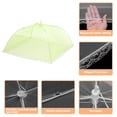 thumbnail image 4 of 6 Piezas Grandes y Altas Cubiertas para Alimentos de Malla de 17" para Exteriores, Cubiertas Protectoras para Alimentos Plegables, Verdes, 4 of 6