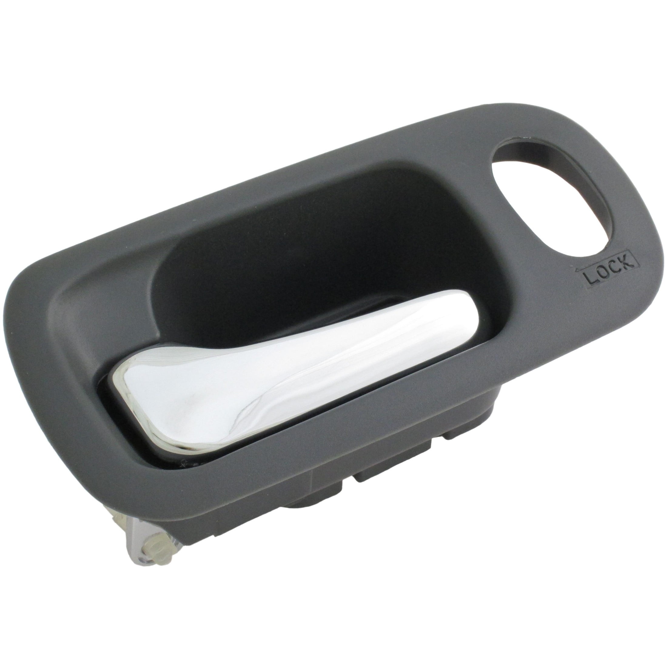 Dorman 92690 Front Driver Side Interior Door Handle for Specific Honda Models, Chrome; Gray
