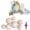 Beige, variant on Reusable Inflatable Balloon Garland Arch Kit, Pre-Connected PVC Balloon Cluster for Birthday Wedding Party Decor