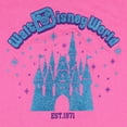 thumbnail image 2 of Disney Girls' Walt Disney World Cinderella Castle Glitter Logo High-Low Hem Kids T-Shirt, 2 of 5