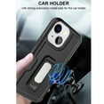 thumbnail image 5 of CoverON For Apple iPhone 14 Plus Holster Case, Heavy Duty Full Body Belt Clip Phone Cover Kick Stand Card Slot - Black, 5 of 8