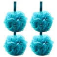 thumbnail image 1 of 4 pelotas de tenis súper suaves y con ampollas, flores de baño que no se esparcen, baño para frotar, baño de doble propósito, bolas de baño grandes, 1 of 5