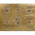 thumbnail image 4 of oneOone Tissu Georgette Viscose Paisley Ikat Imprimé 1 Yard 42 Pouces de Large, 4 of 4